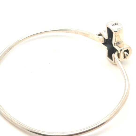 James Avery 925 Teresa Cross Bangle - Picture 4 of 6